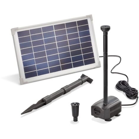 esotec Teichpumpe Wasserspiel Solar-Springbrunnen Kit 12/650 PRO Set 101912