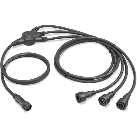 esotec W-Verteiler 2-Pin groß Solar Teichpumpen Akkuboxen Adapterkabel 101833