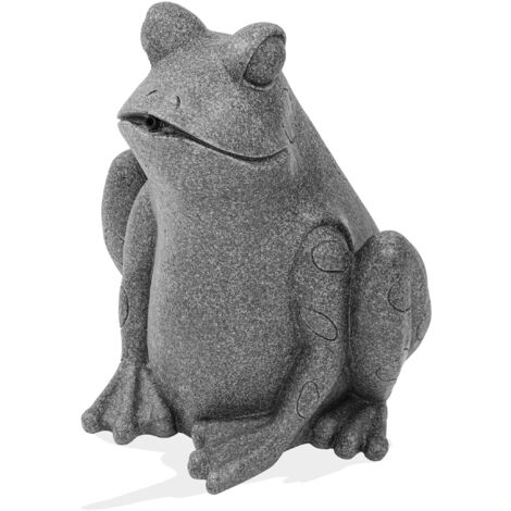 esotec Wasserspeier-Figur sitzender FROSCH Einzelfigur Polyresin 100748