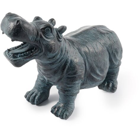 esotec Wasserspeier-Figuren Flusspferd Hippo  Einzelfigur Teichfigur 100738