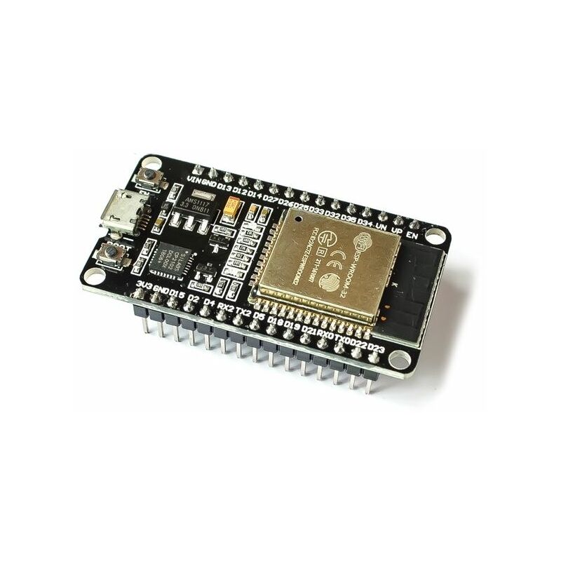 

ESP32 WLAN Dev Kit Desarrollo de placa Bluetooth Wifi v1 WROOM32 NodeMCU, hogar inteligente, arduino compatible