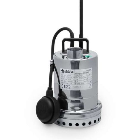 ESPA Viginox MXO 30 MA Edelstahl Tauchpumpe mit Schwimmerschalter für Klar und Schmutzwasser