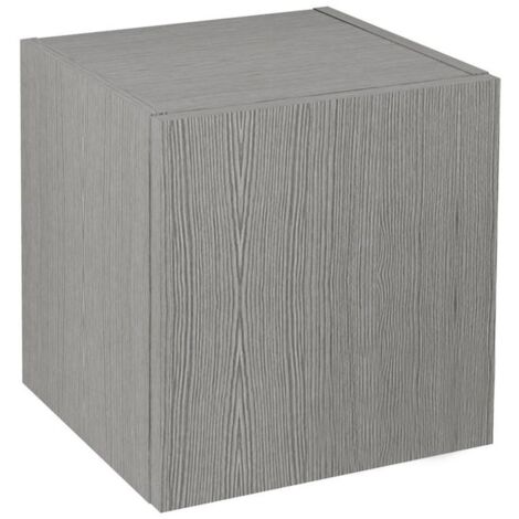ESPACE Unité de stockage 35x35x32cm, 1x porte, chêne gauche/droit/argent