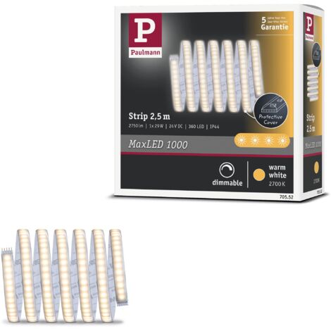 Espansione per strisce a LED Paulmann 70552 con spina 24 V 2.50 m bianco caldo 2.5 m.