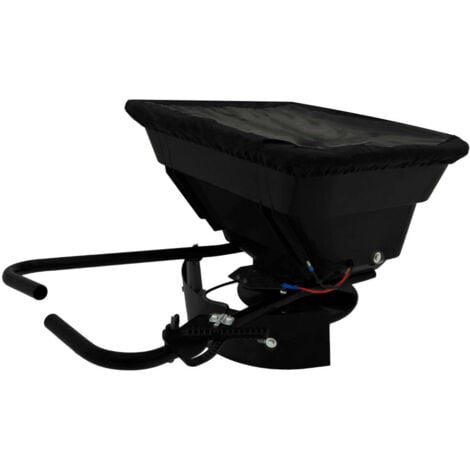 MONSTER SHOP Esparcidor ATV 12V – Motor 560 RPM Tolva 43,5L polietileno + brazos de acero Cobertura 1.500m² Deflector integrado Ajustes regulables Cubierta impermeable y kit de fijación INCLUÍDOS