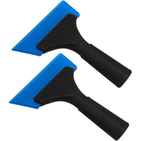 Espátula flexible de 2 piezas con mango para aplicar película protectora para automóviles - Limpieza de ventanas y duchas OTROS