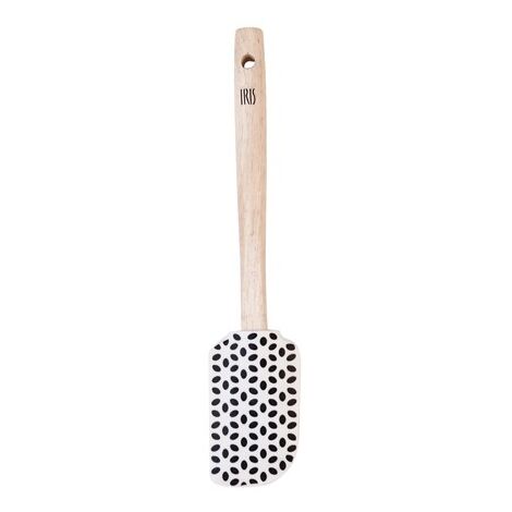 ESPATULA LENGUA SILICONA MADERA BRISA - 25 CM