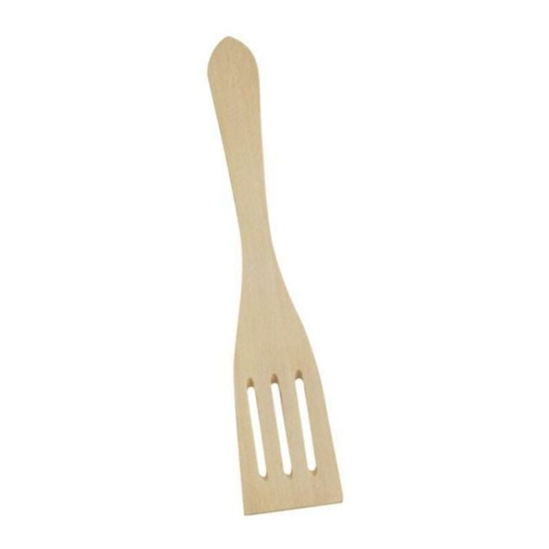 

menaje metaltex pala madera con ranuras 30 cms 73821110 - Mibricotienda
