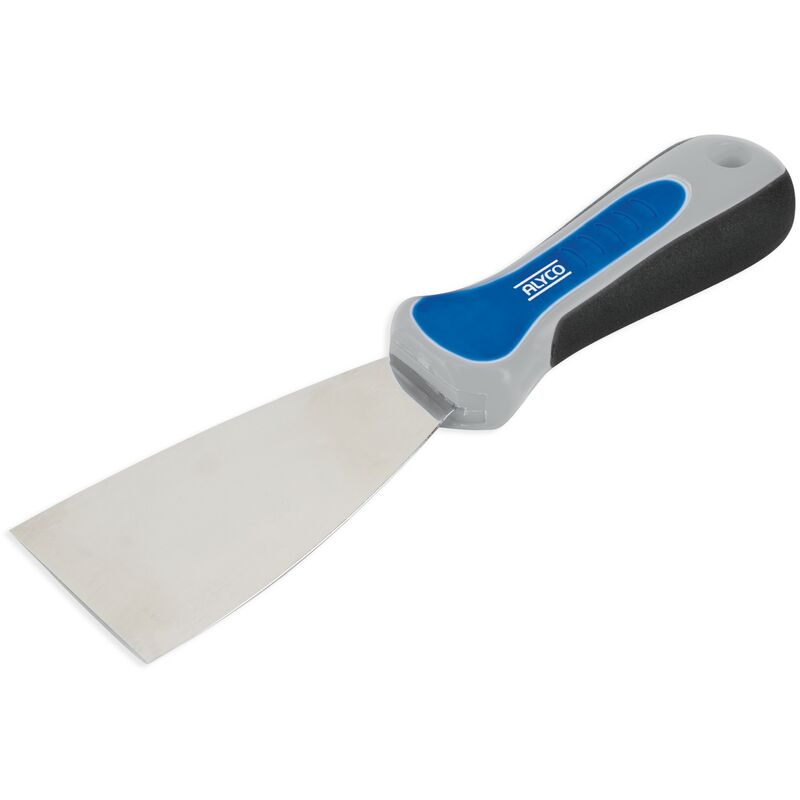 

Espátula Flexible Acero Al Carbono 150 Mm Mango Bimaterial Alyco