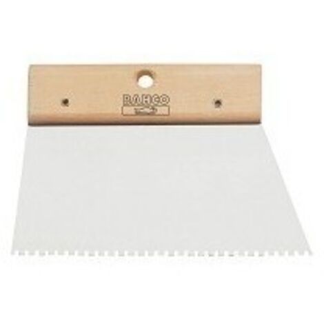 Espatula Pintor Dentada Encolar 130Mmx200Mm M/Mad Bahco