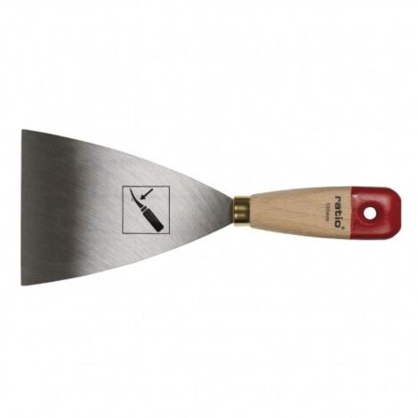 ESPATULA PINTOR MGO.MADERA 100MM.RATIO -
