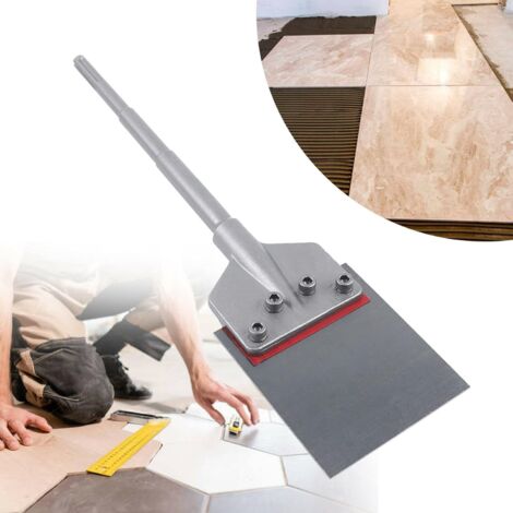 Espátula SDS-Max, 245 x 60 mm, Rascador para suelos, Retirada de baldosas, Soporte, Espátula