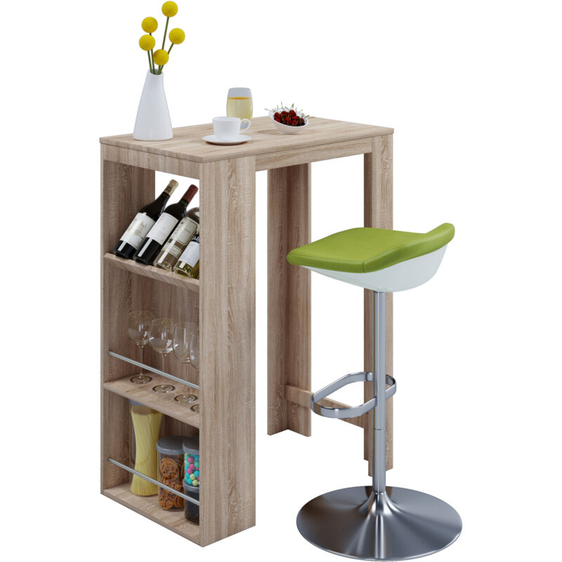 VCM - Espèces Oktola h. 110 x l. 80 x p. 50 cm Sonoma Eiche (Sägerau)