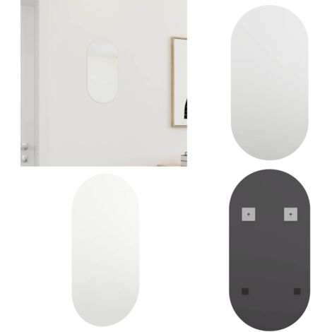 Espejo 40x20 cm vidrio - Espejo minimalista - Espejo de dormitorio