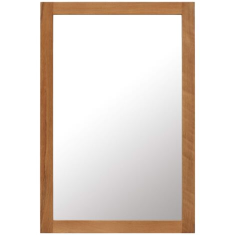 Espejo de madera maciza de roble 60x90 cm