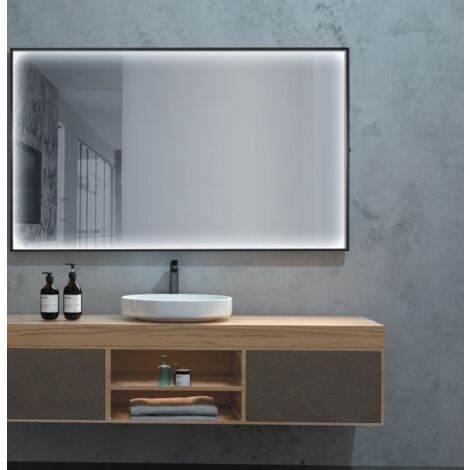 ESPEJO ABILITY 100x80 NEGRO MATE
