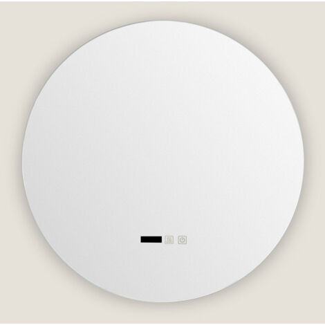 Espejo Baño con Luz LED y Antivaho Ø60 cm Big Volpe  Seleccionable (Cálido-Neutro-Frío)