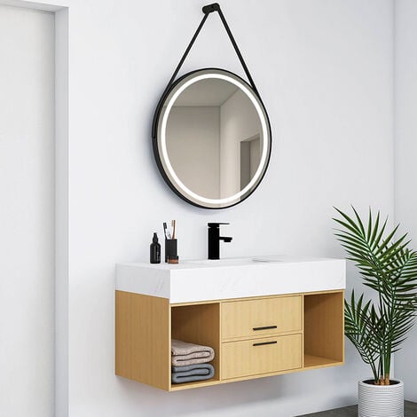 Espejo baño redondo luz frontal Kenia 60 Ø - LEDIMEX