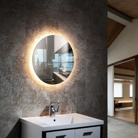 Maison Exclusive Armario espejo de baño con luz LED acrílico negro 40x12x45  cm