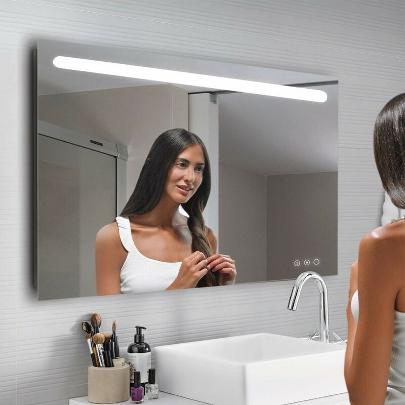 

Focco - Espejo con luz LED Lina Bluetooth II | Pequeño