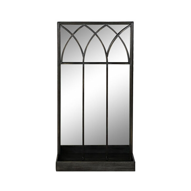 

Espejo con Soporte DKD Home Decor Negro Metal (40 x 12 x 80 cm)