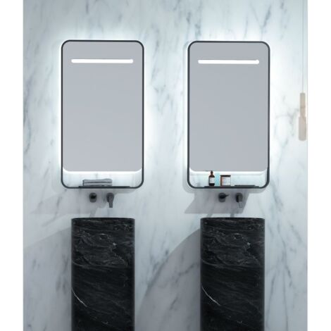 ESPEJO CONCEPT 90x80 NEGRO MATE