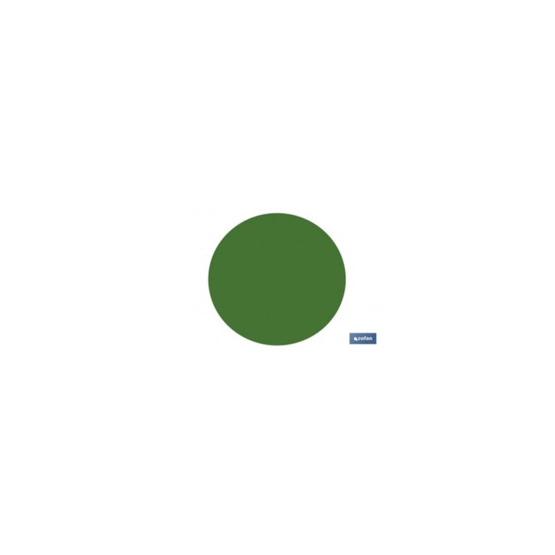 

Circulo adhesivo verde 150 mm para cristal