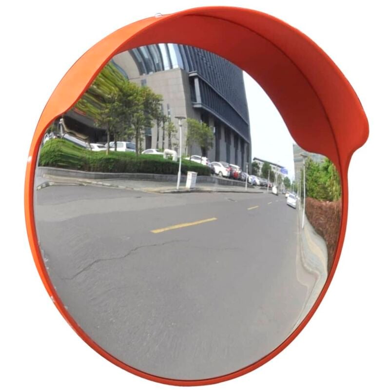 

Espejo de Tráfico Convexo Plástico Naranja 45 cm - Vidaxl