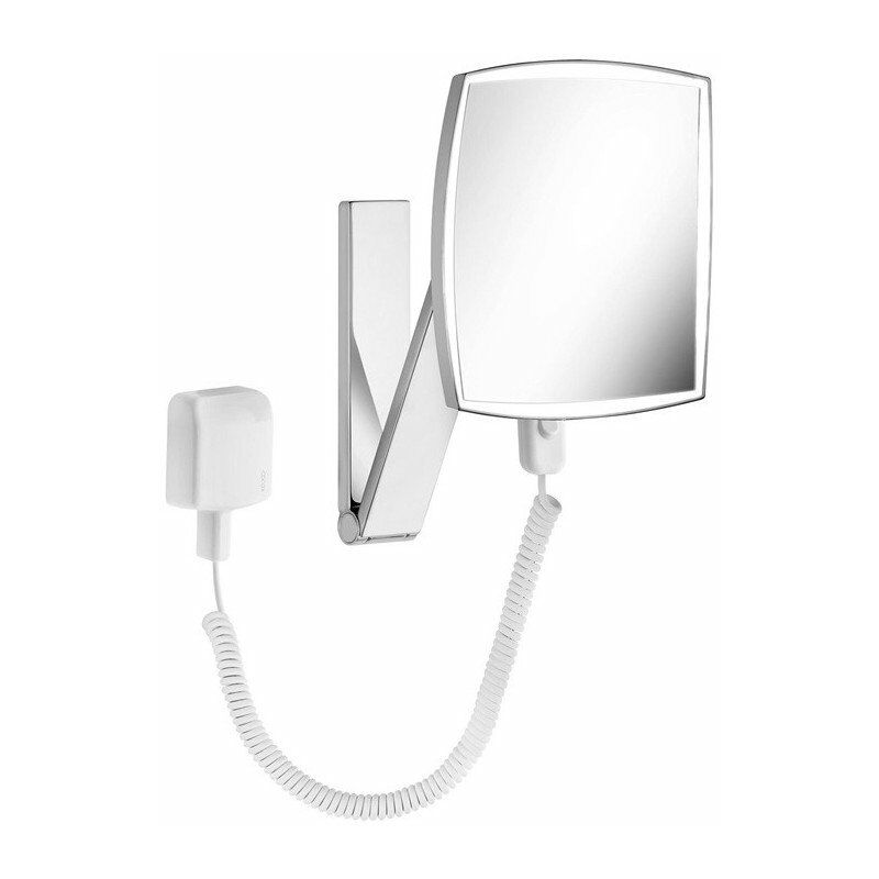 

Keuco - Espejo cosmético iLook_move 200 x 200 mm, fuente de alimentación enchufable iluminada 12 V bronce pulido