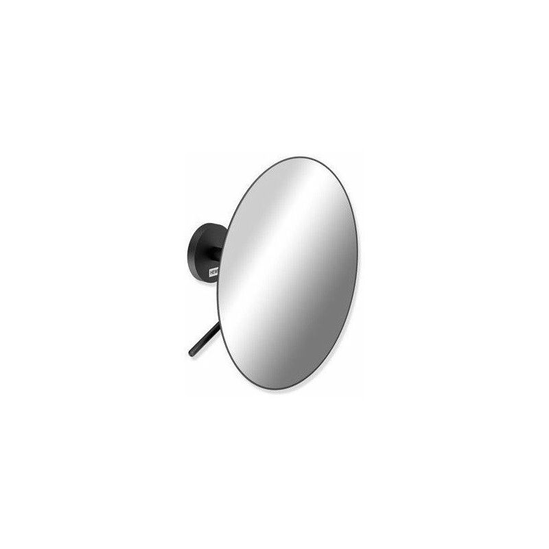 

Espejo cosmético negro mate Ampliación triple Montaje en pared