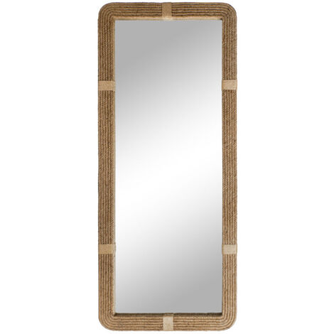 Espejo Cuerda Cristal 66X3,5X153 Natural