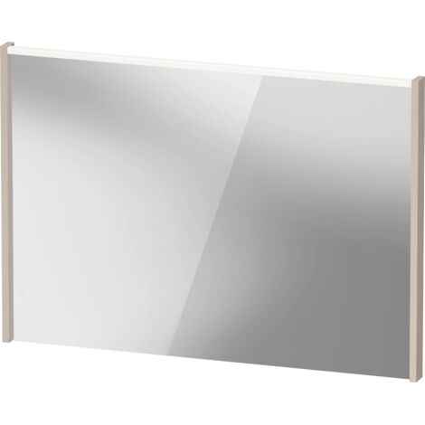 Espejo D-Code de Duravit, panel de luz LED superior, 1000x700mm,