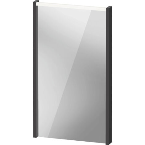 Espejo D-Code de Duravit, panel de luz LED superior, 400x700mm,