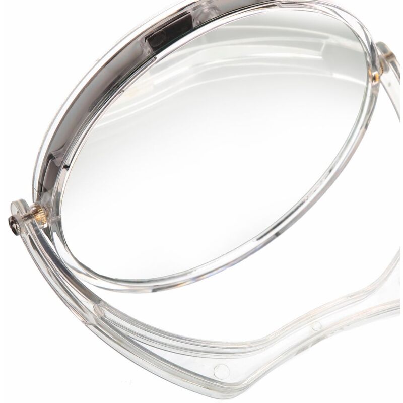 

Espejo de 2 aumentos transparente de PU clásico de Ø 18 cm