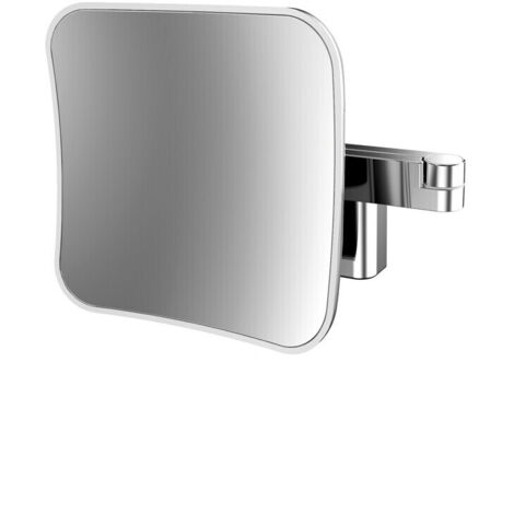 Espejo de afeitado y maquillaje emco LED, aumento: 5x, angular,