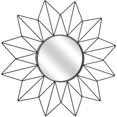 THE HOME DECO FACTORY Espejo de alambre solar 50 cm
