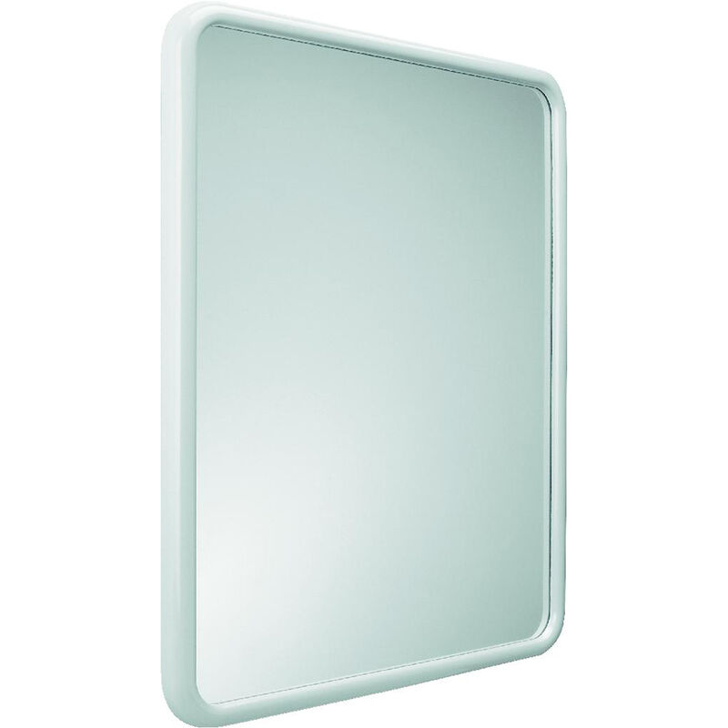 

Espejo de baño 56x68 cm espejo de pared blanco de durolite mod. Linea