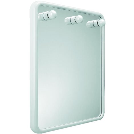 Gabinete de espejo montado en la pared para baño, armario de espejo  retroiluminado ovalado con sensor (aleación de aluminio), armario de espejo  de