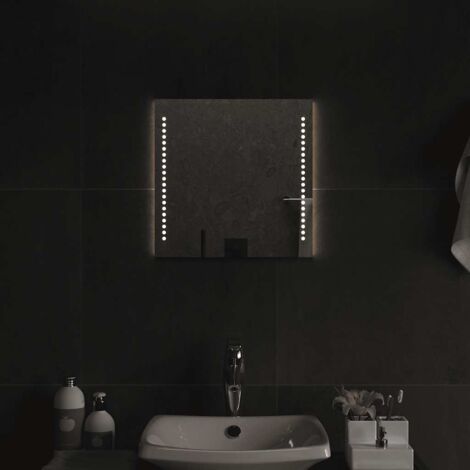 Espejo de baño con LED 40x40 cm vidaXL