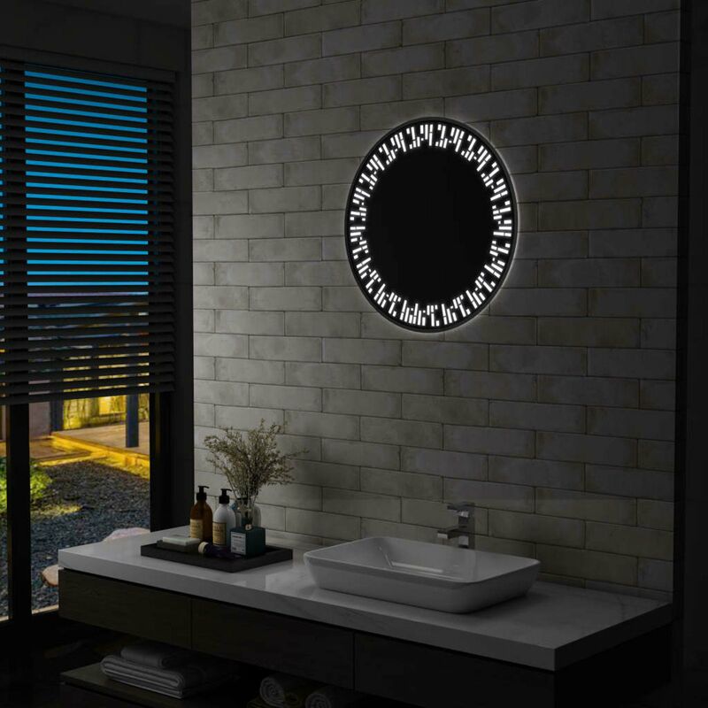

Happyshopping - Espejo de bano con LED 60 cm