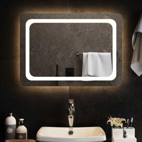 Espejo de baño con LED 70x50 cm