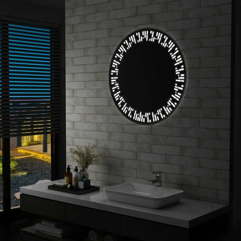

Happyshopping - Espejo de bano con LED 80 cm