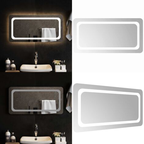 Espejo de baño con LED 80x40 cm - Espejo de baño impermeable - Espejo de baño IP65