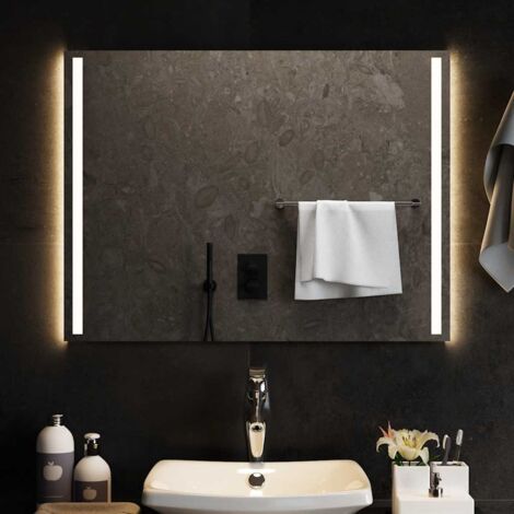 Espejo de baño con LED 80x60 cm