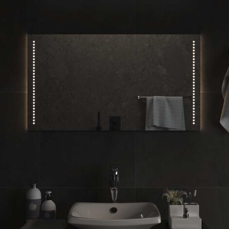 Espejo de baño con LED 90x50 cm vidaXL
