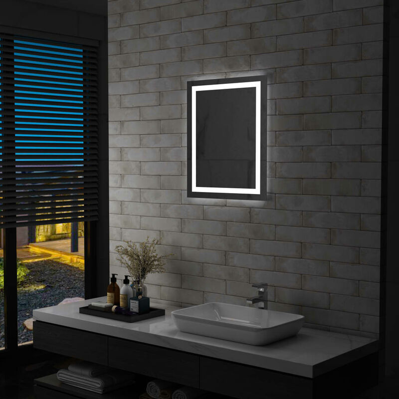 

Espejo de baño con LED y sensor táctil 50x60 cm