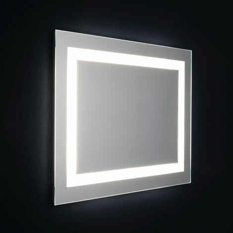 Espejo De Baño Led Reversible De 80X60 Cm Con Sensor Táctil