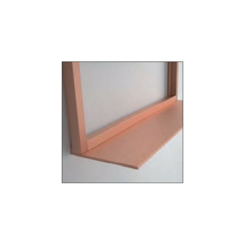 

Eurobath - Espejo de baño MARGARITA. Luz fría LED integrada en el espejo COBRE GRATA 80x70 cm Con Antivaho