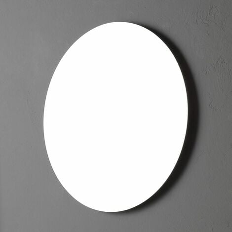 ESPEJO DE BAÑO MODERNO DE DISEÑO REDONDO DIÁMETRO 60 CM BORDE BRILLANTE