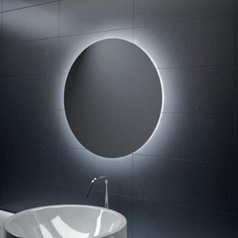 ESPEJO DE BAÑO RETROILUMINADO CON LUZ LED INTEGRADA 60ØCM